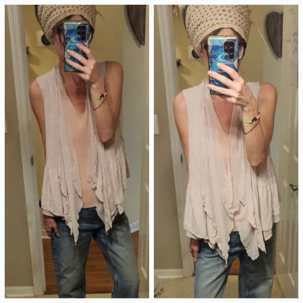 Flowy Bohemian Layered Vest Tank